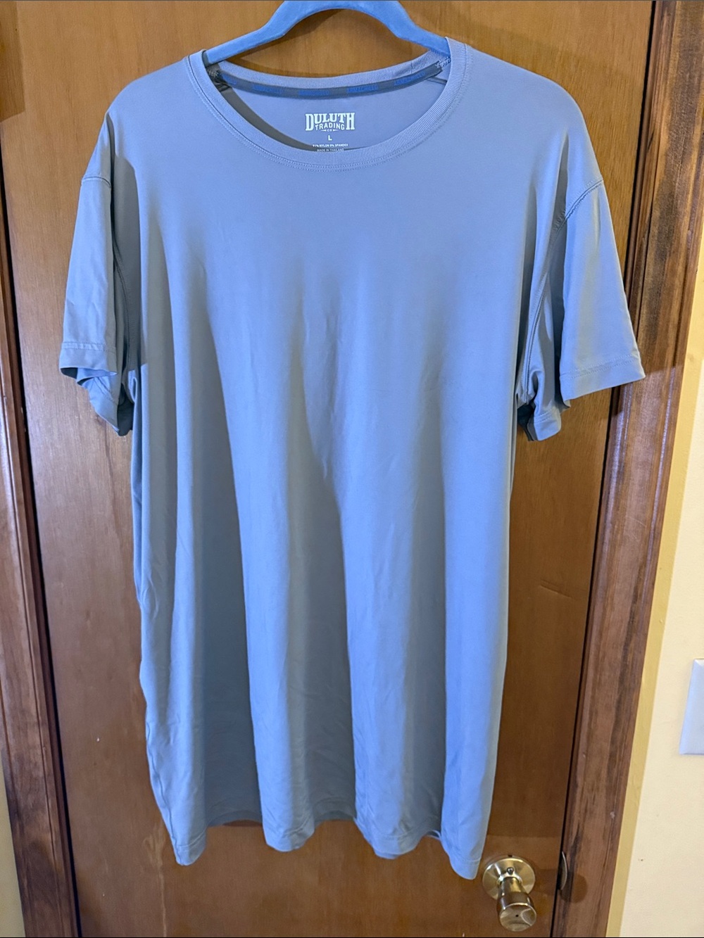 Duluth Trading Co Blue Short-Sleeve Crew Neck Tee